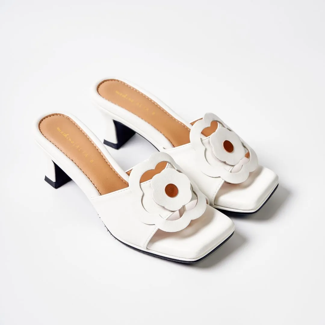 Always in Hana White Heels