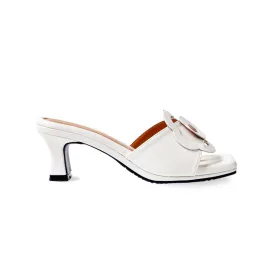 Always in Hana White Heels