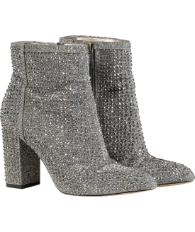 Carvela Grey Shine Embellished Ankle Boots UK 4 EU 37 👠