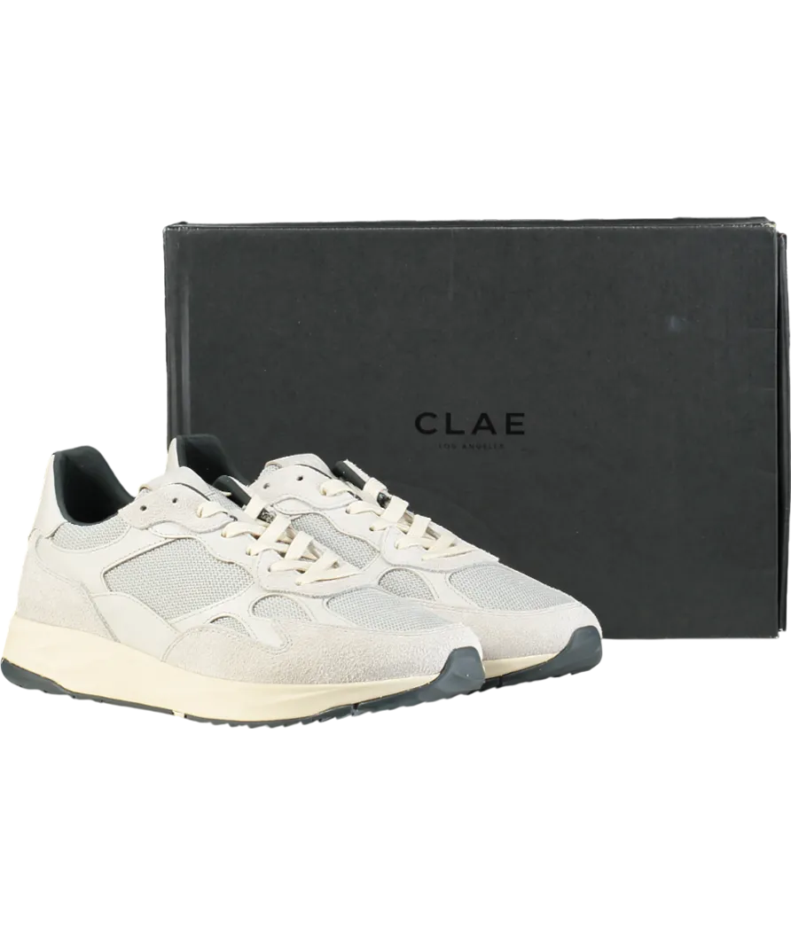 CLAE Grey Zuma Suede Lace Up Trainers UK 9 EU 42 👠
