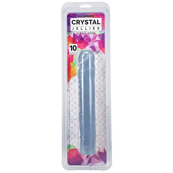 Crystal Jellies - 10 Inch Dong Clear Dildo