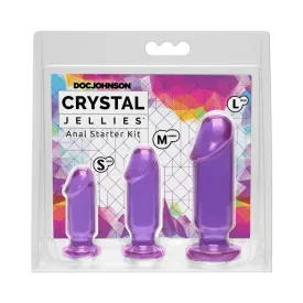 Purple Anal Starter Kit with Crystal Jellies - Premium Upgrade for Beginners