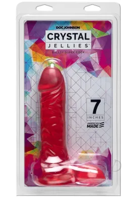 Crystal Jellies Ballsy Super Cock Pnk 7
