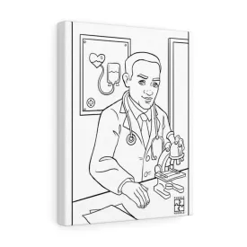 Doctor Painting Canvas (11in x 14in)