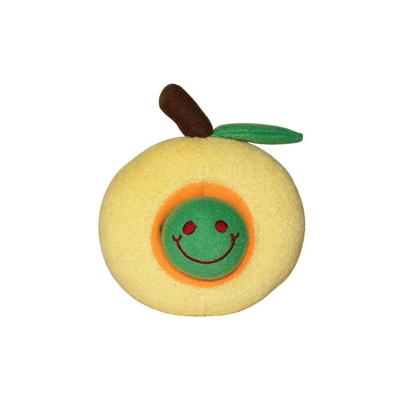 Dogit Plush Worm and Fruit Dog Toy
