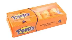 Orange Peeps Marshmallow Chicks 5 Packs
