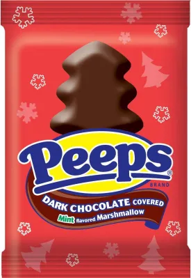 Peeps Dark Chocolate Covered Mint Flavored Marshmallow Trees