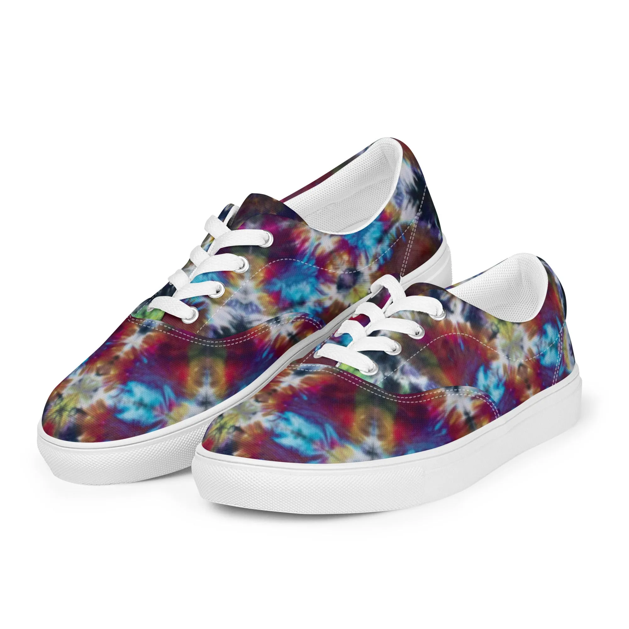'Planet Wreath' Men’s lace-up canvas shoes