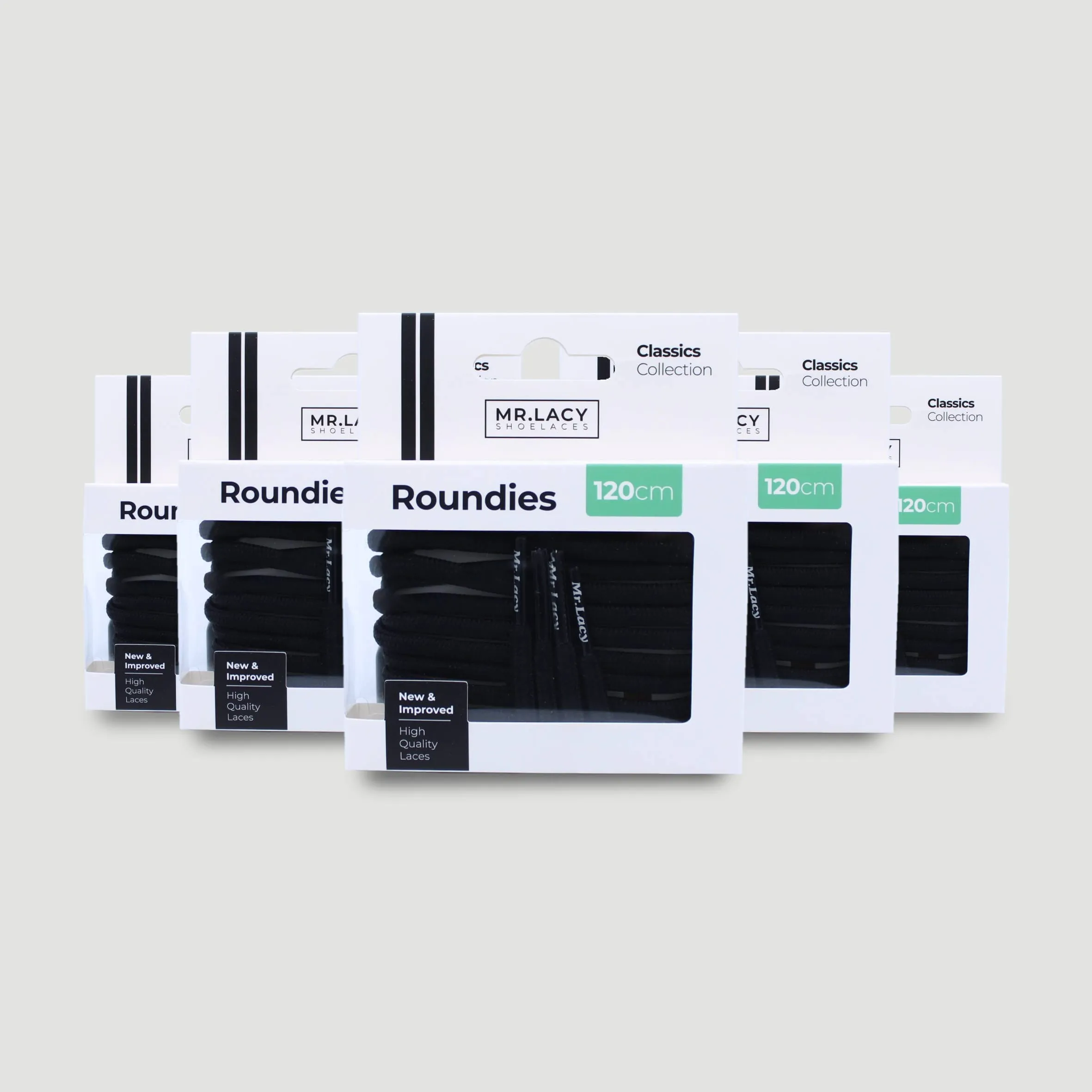 Roundies Shoelaces · Black