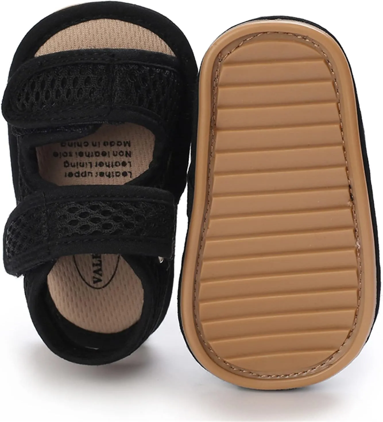 RVROVIC Baby Boys Girls Sandals Premium Infant Summer Outdoor Shoes PU Lightweight Soft Anti-Slip Sole Toddler Prewalker