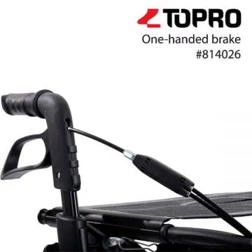 Topro Troja Walker Rollator with Forearm Gutter